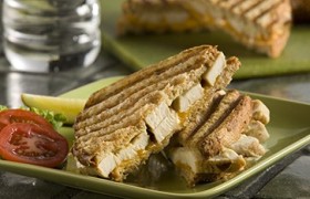 Grilled Cheese and Chicken Panini Sandwiches