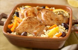 One-Pan Lemon Chicken and Orzo