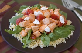 Warm Chicken and Caramelized Onion Pasta Salad