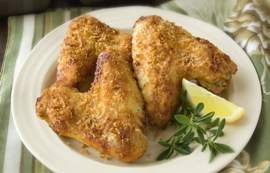 Dijon Parmesan Chicken Wings
