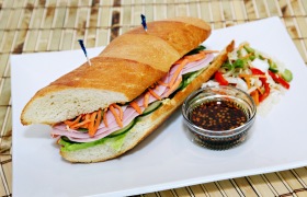 Vietnamese Banh Mi Sandwich