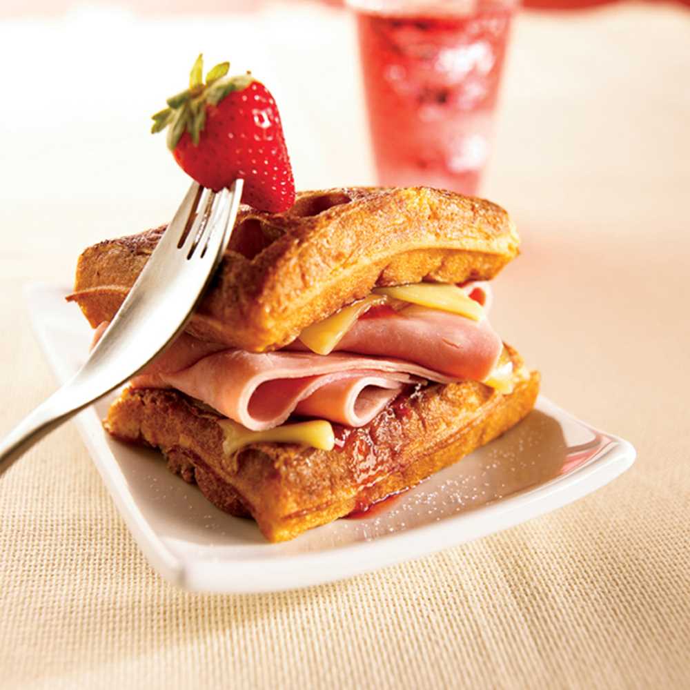 Waffles a la Monte Cristo