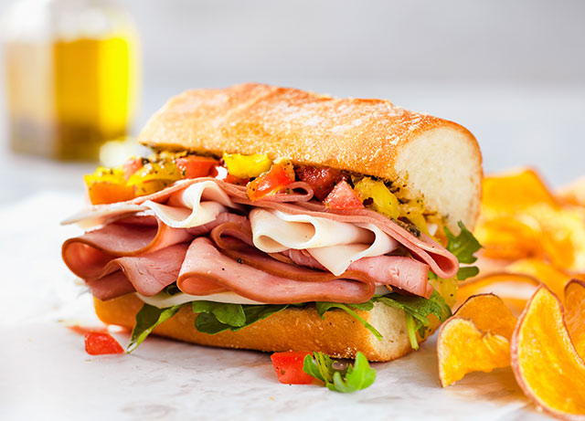 Zesty Club Trio Deli-Style Sandwich