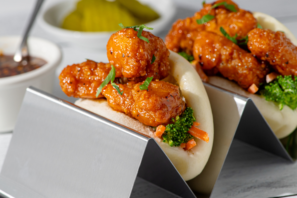 Hot Honey Chicken Bao Taco