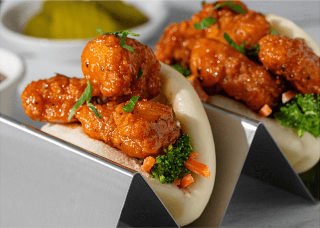 Hot Honey Chicken Bao Taco