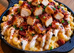 Chicken Bacon Ranch Mac and Cheese