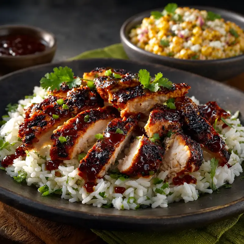 Piloncillo-Chipotle-Glazed Chicken