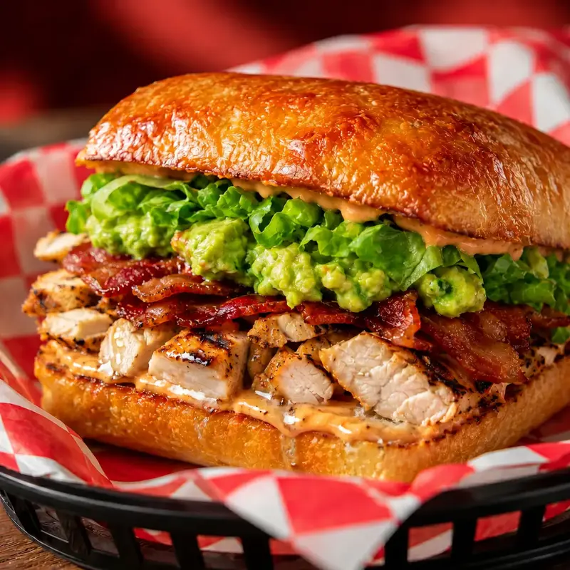 Spicy Chipotle Chicken & Avocado Sandwich