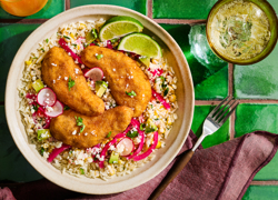 Crispy Chicken Tender Elote Bowl
