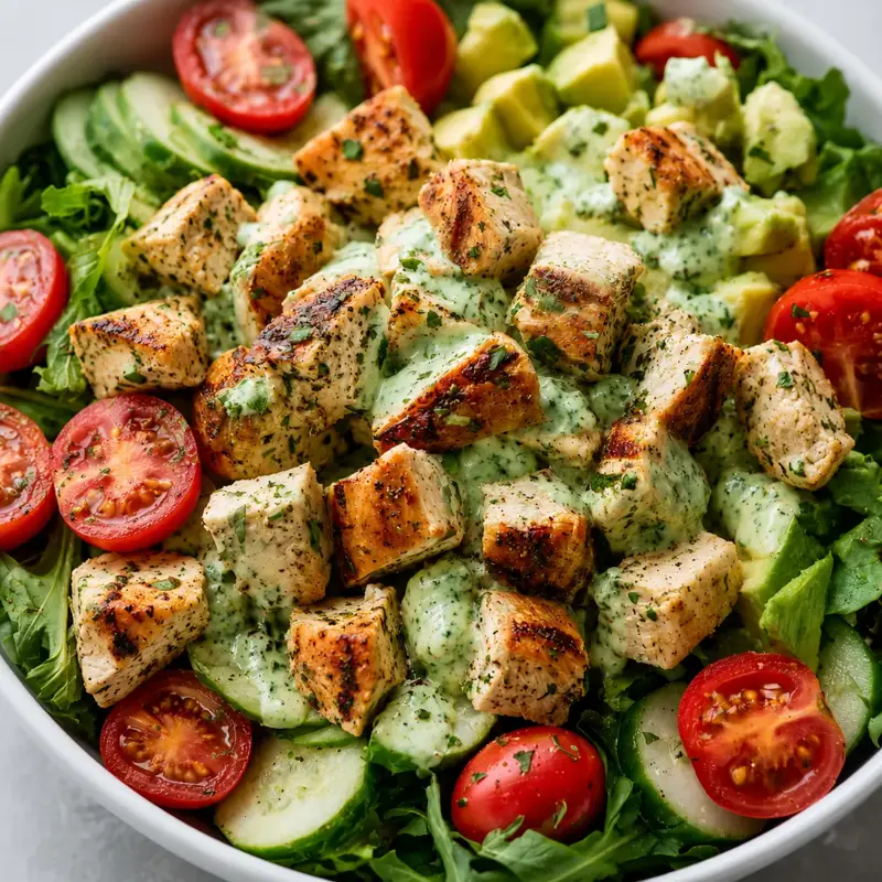 Green Goddess Chopped Chicken Salad