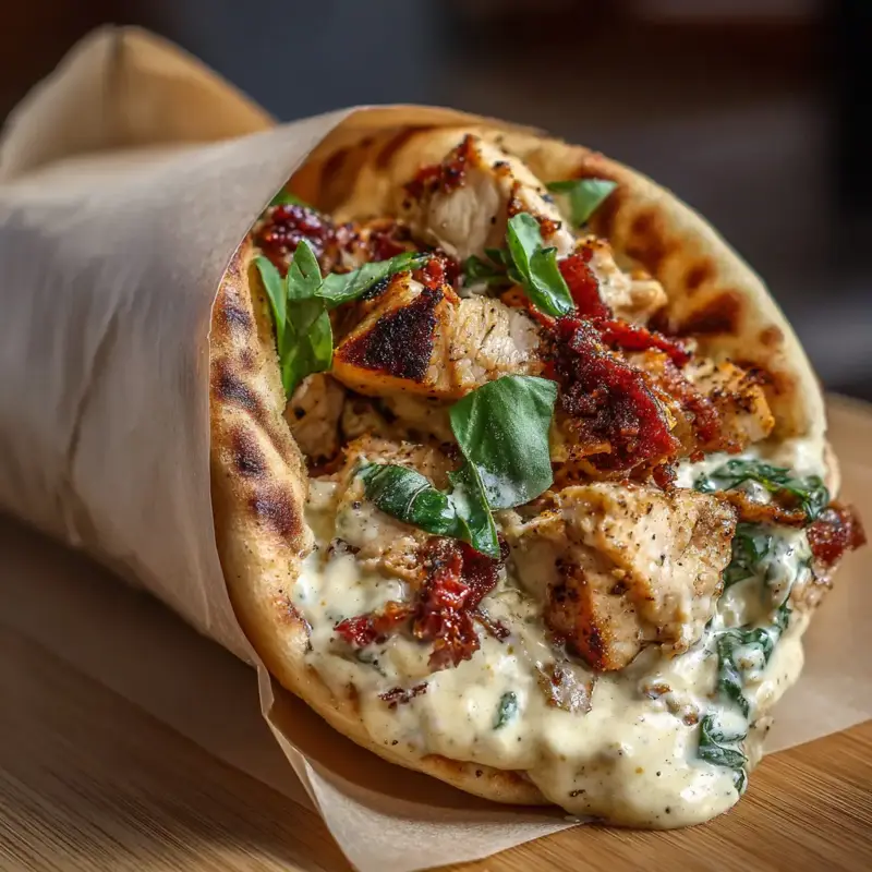 Mediterranean Chicken Pita